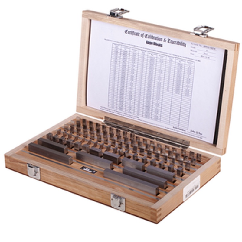 Precise Rectangular Gage Block Set-Metric