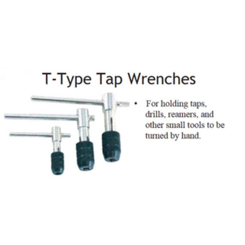 Precise T-Handle Tap Wrench 3 Piece Set – PTW-600