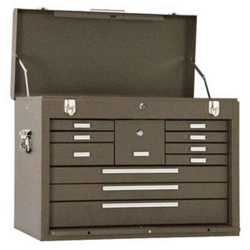 Kennedy 26 11-Drawer Machinists Chest, Brown Wrinkle – 3611B