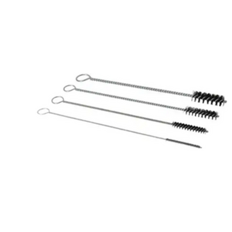 4 Piece Nylon Hand Tube Brush Set 1-1/2 Brush Length, 8 OAL, 0.016 Shank Diam, Includes Brush Diams 1/8, 1/4, 3/8 & 1/2  – 96-285-2