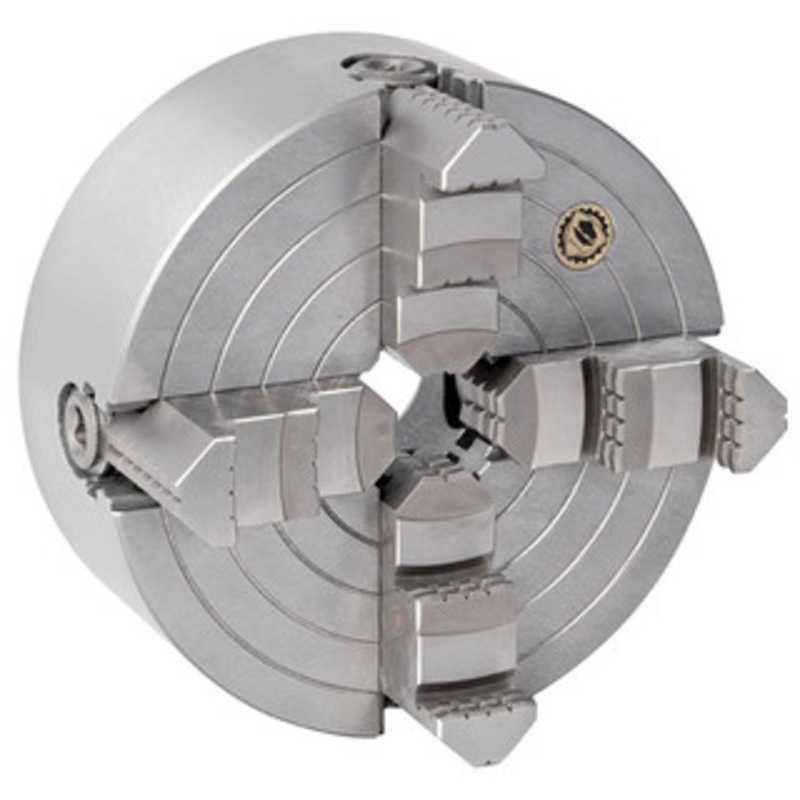 Bison 4-Jaw Independent Lathe Chuck, 10 Size, L00 Spindle – 7-854-1041