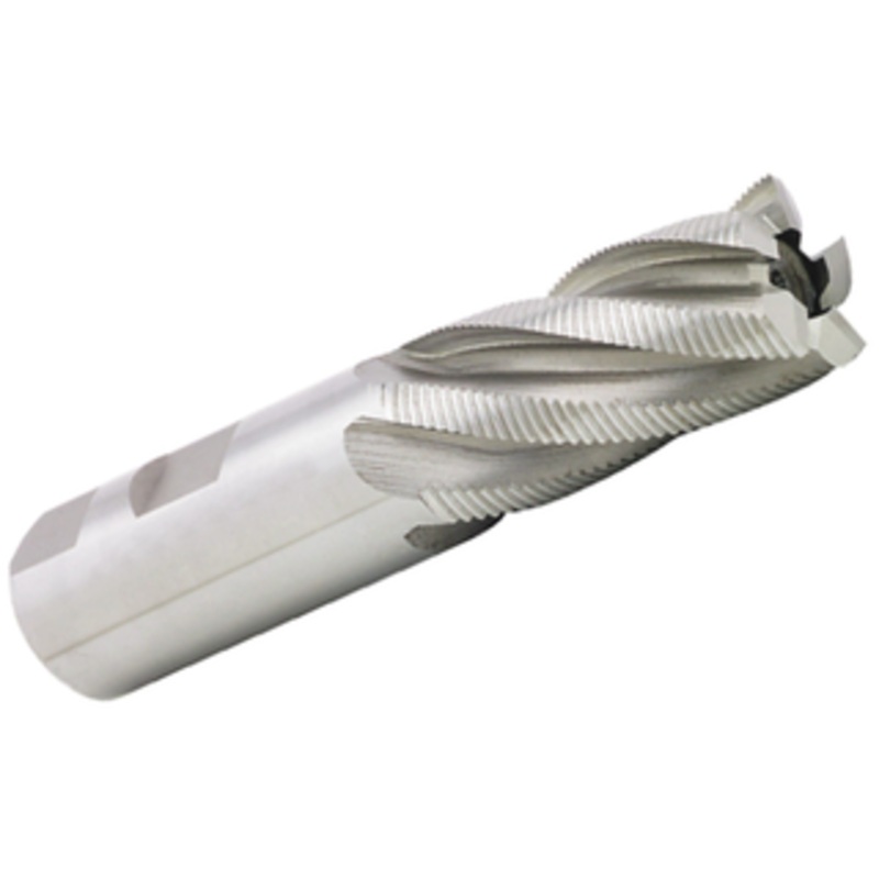 Precise 5 Flute M42 8% Cobalt Roughing Single End Mill, 1 Size, 1 Shank Dia.
