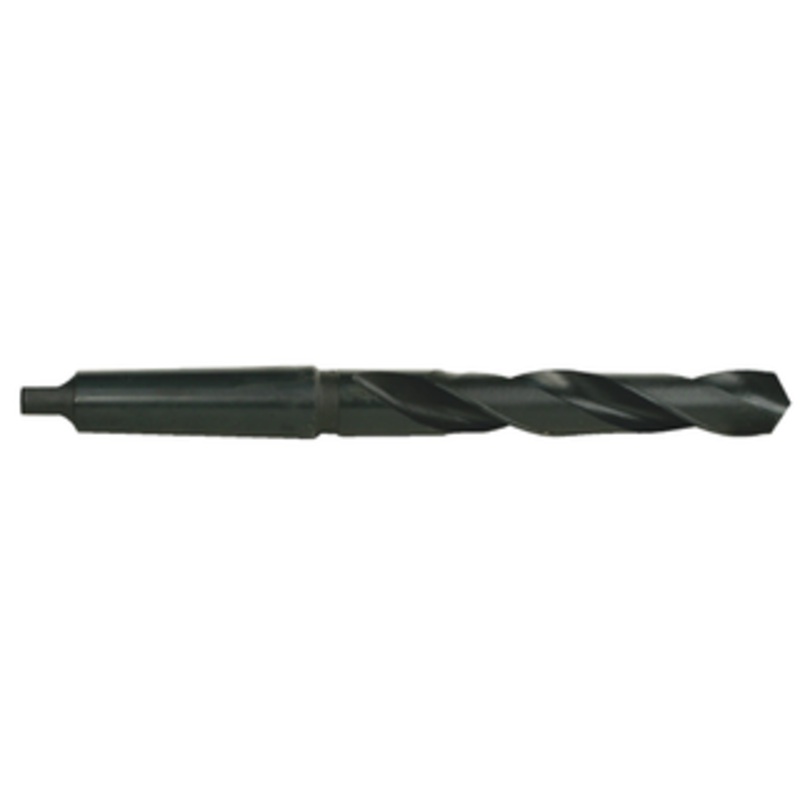 Precise Morse Taper 4MT Shank H.S.S. Twist Drill, 1-1/8 Size, 7-1/8 Flute Length, 12-3/4 Overall Length
