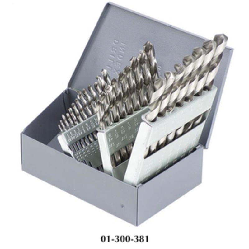 Precision Twist Drill 29 Piece HSS Surface Treated Jobbers Length Twist 118 Point Drill Set – C29R10P