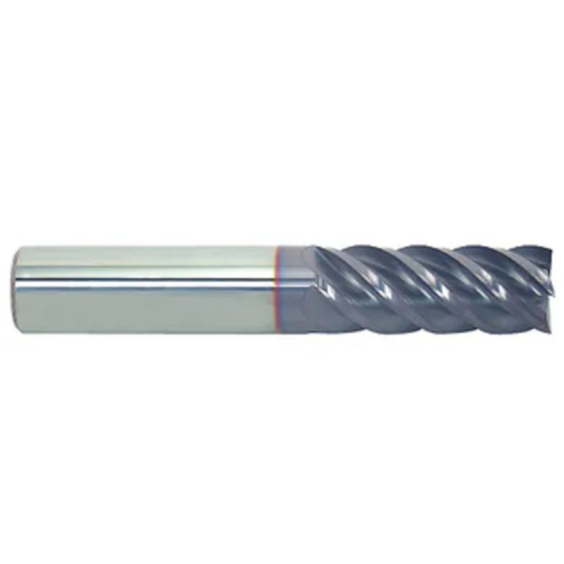 Niagara Cutter 5 Flute 45Helix Solid Carbide Single End Mill, 3/4 Size & Shank Diameter, 2-1/4 Length of Cut, 5 Overall Length
