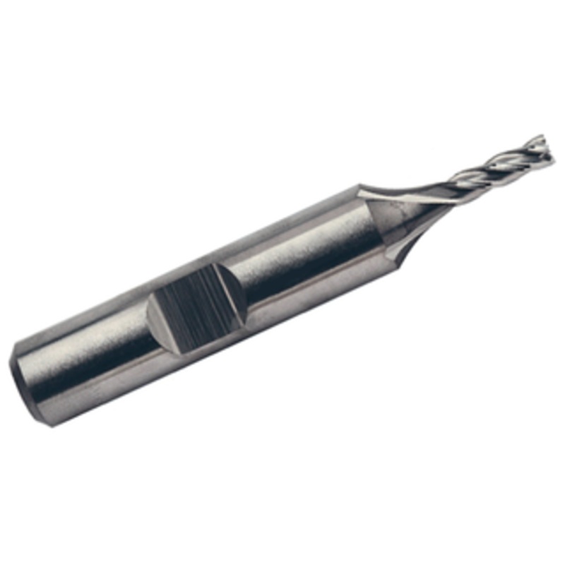 Niagara 4 Flute M42 8% Cobalt Single End Mill, 1/4 Size, 3/8 Shank Dia.