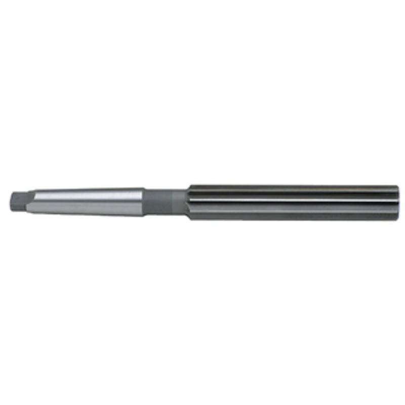 Precise H.S.S. Taper Shank Jobbers Length Chucking Reamer, 19/32 Size, Morse Taper 1, 3-1/4 Flute Length, 6-3/4 Overall Length
