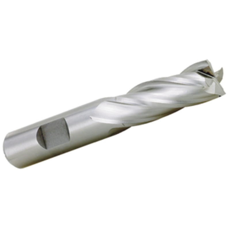 Rushmore USA 4 Flute High Speed Steel Single End Mill, 3/4 Size