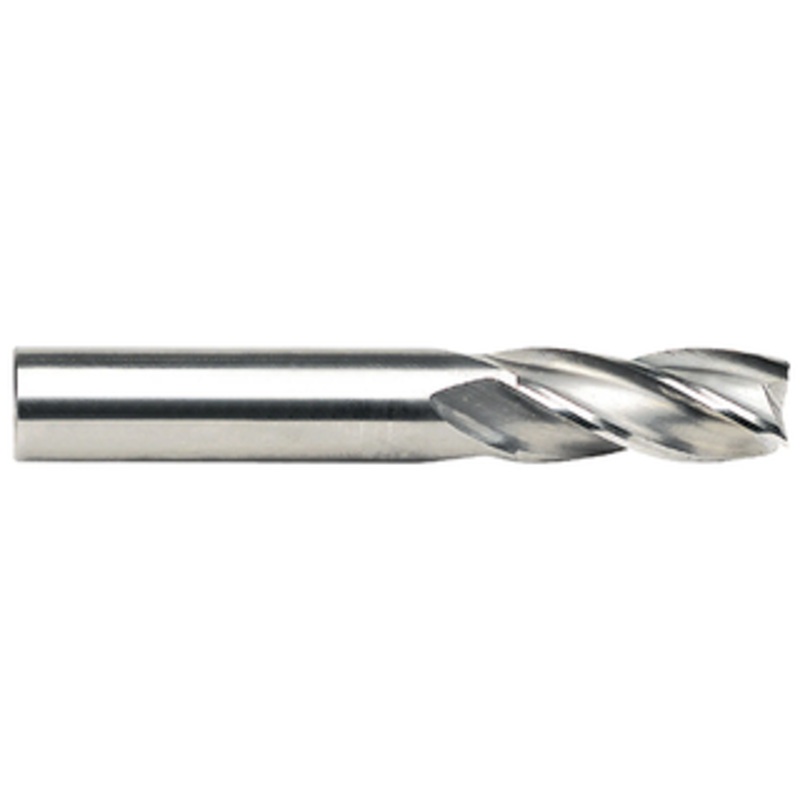 M.A. Ford 2 Flute Metric Micrograin Solid Carbide Single End Mill, 3mm Size, 3mm Shank Diameter, 12mm Length of Cut, 38mm Overall Length