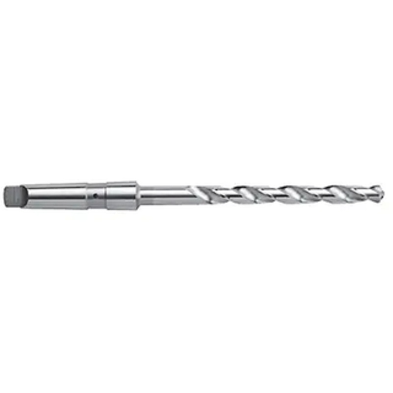 Nachi Cobalt M35 5% Cobalt 3MT Taper Shank Coolant Fed Twist Drill, 9/16 Size, 4-7/8 Flute Length, 9-1/2 Overall Length