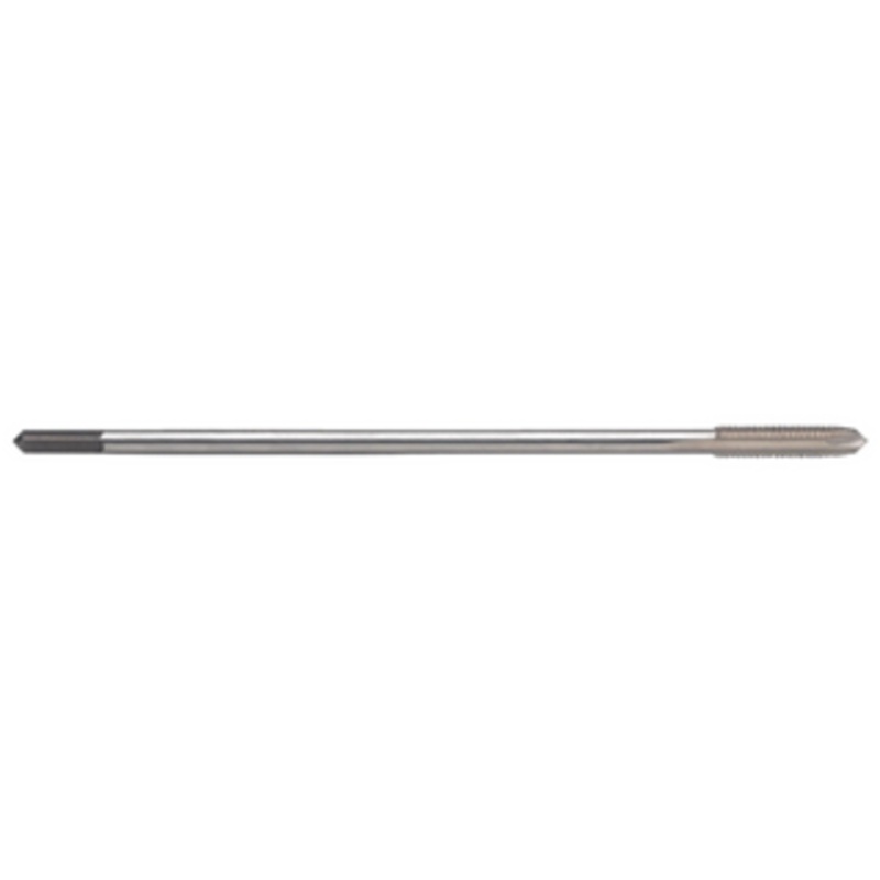 Precise H.S.S. Long Reach Undersized Shank 2 Flute Spiral Pointed Tap, Thread Limit – H3, 5/16-18 Thread Size