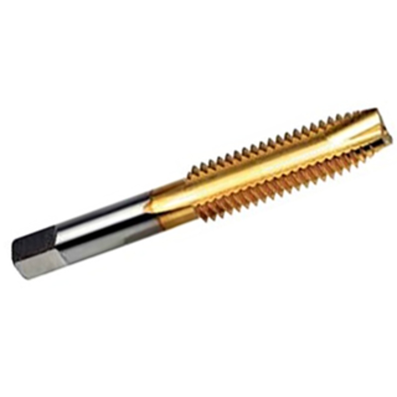 Precise TiN Coated H.S.S. 3 Flute Spiral Pointed Plug Tap, H3, Thread Size 5/8-11