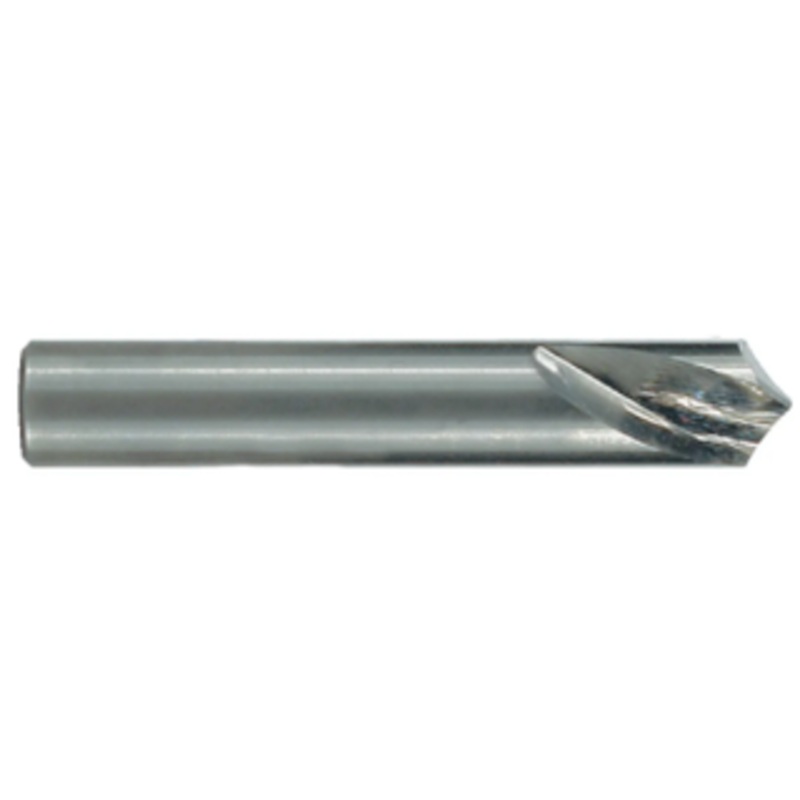 KEO Solid Carbide 120 Point Angle Spotting Drill, 3/4 Size, 1-1/8 Flute Length, 4 Overall Length