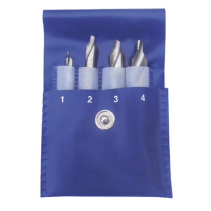 Precise 4 Piece M35 5% Cobalt Combination Drill & Countersink Set
