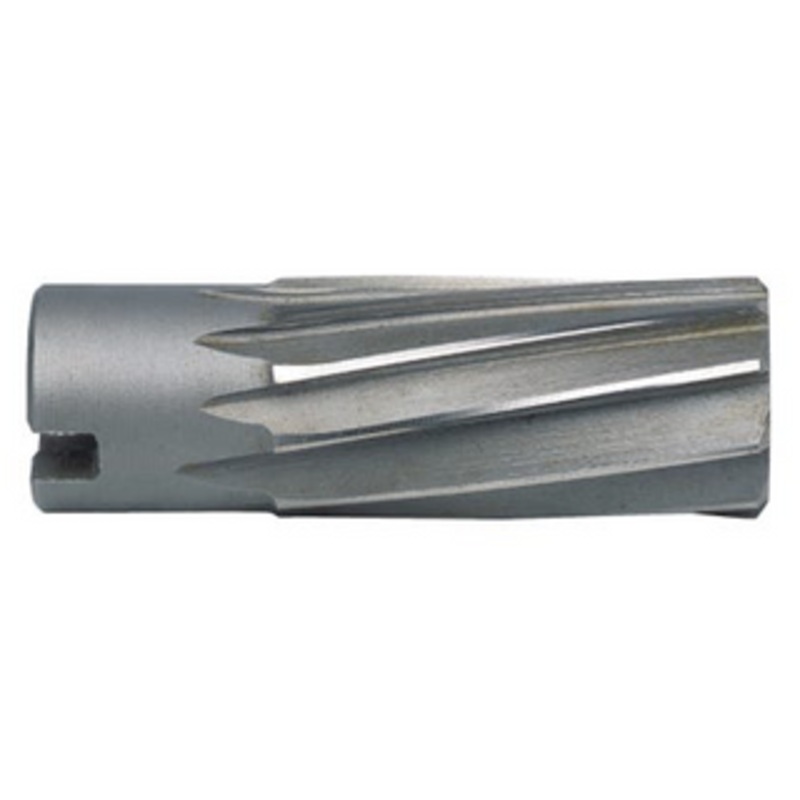 Precise H.S.S. Spiral Flute Shell Reamer, Use Arbor #5, 15/16 Size, 1-3/4 Flute Length, 2-1/2 Overall Length