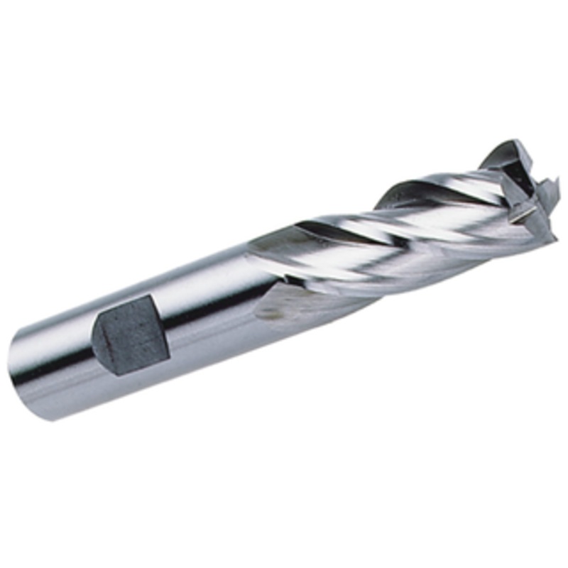 Rushmore USA 4 Flute High Speed Steel Single End Mill, 3/16 Size