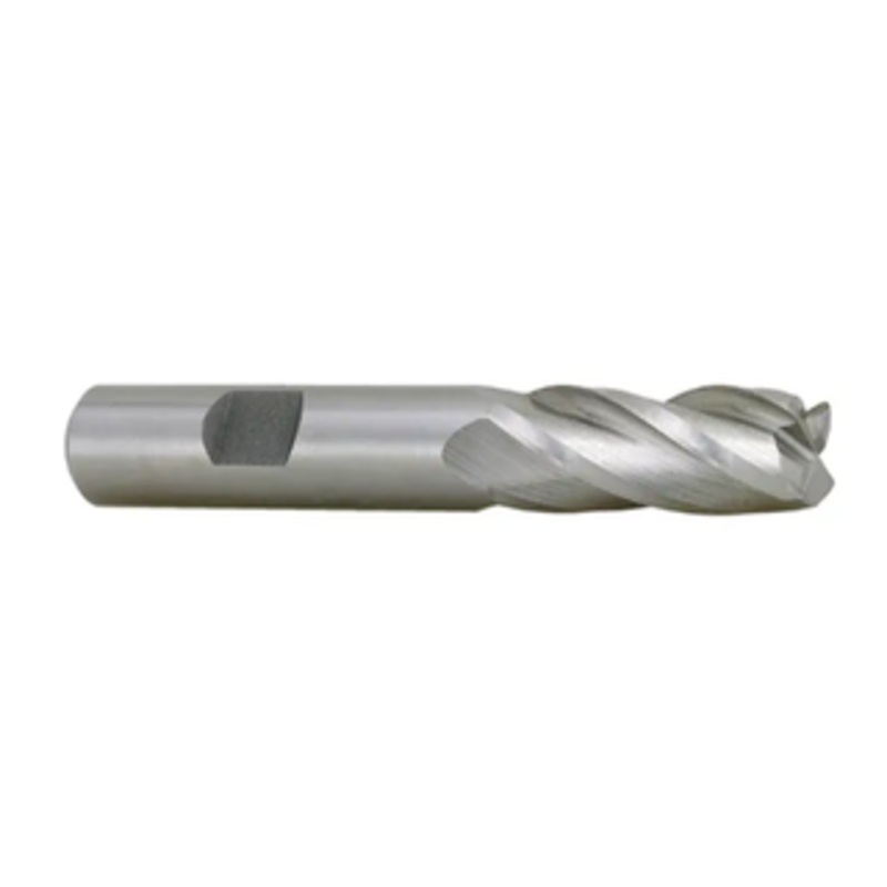 Rushmore USA 4 Flute M42 8% Cobalt Corner Radius End Mill, 1/2 Size, 1/2 Shank Diameter, .030 Corner Radius, 1-1/4 Length of Cut, 3-1/4 Overall Length