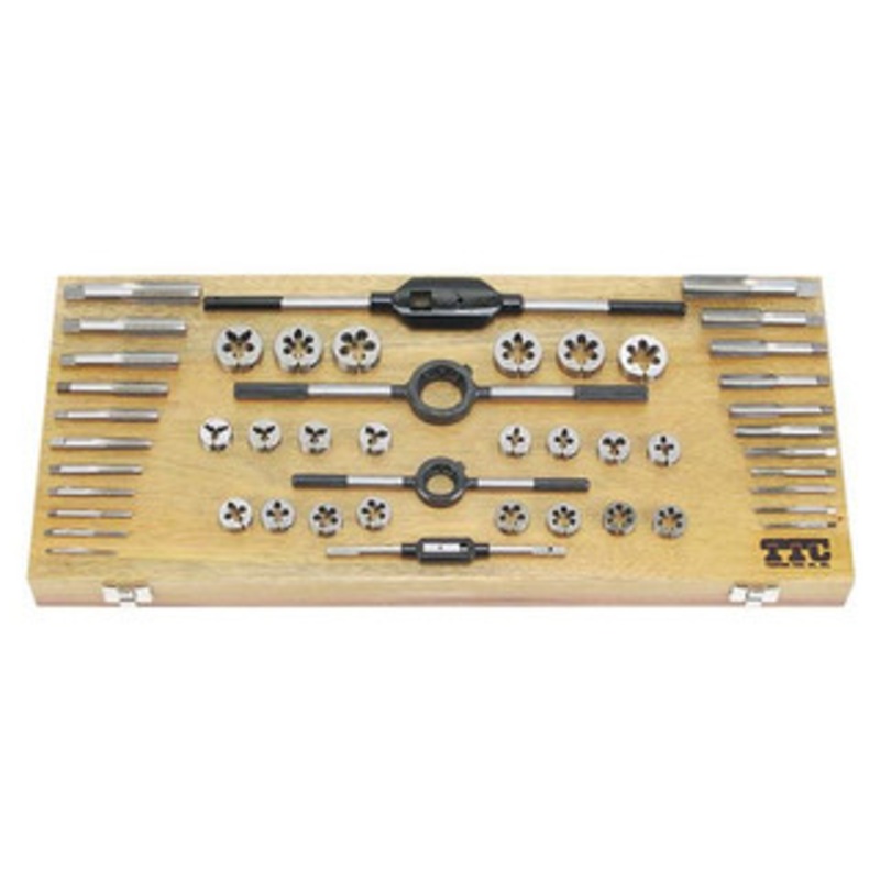 High Speed Steel Master Combination Tap & Die Set QRX-49R.H., 49 Piece, Right Hand Inch, #6 Thru 3/4