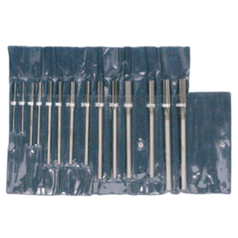 Precise 14 Piece Straight Flute Straight Shank Chucking Reamer Set –  .1230 to .4995 Range