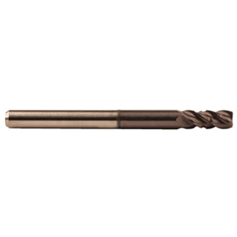 Promax 4 Flute Solid Carbide AlTiN Coated Roughing & Finishing End Mill, 5/16 Shank Dia., 2-1/2 OAL – 120-02014