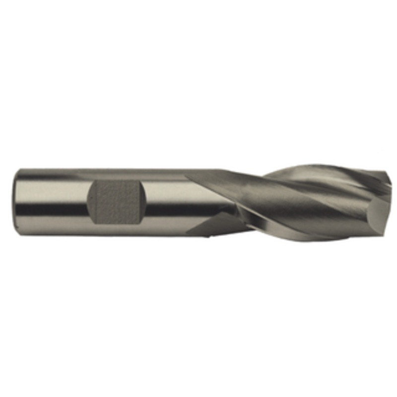 Precise 2 Flute M42 8% Cobalt Metric Single End Mill, 18mm Size, 5/8 Shank Diameter