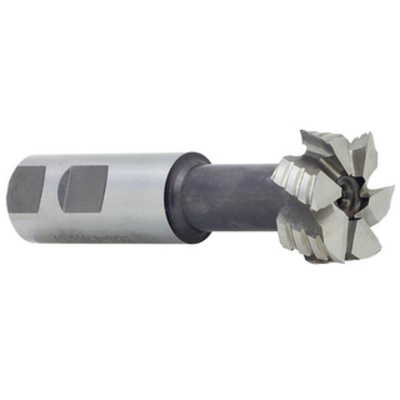 Precise Cobalt E22-R Roughing T-Slot Milling Cutter, 3/4 T-Slot Size
