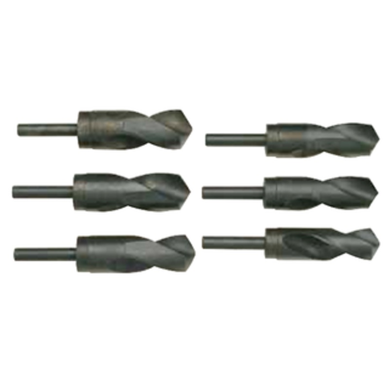 Precise 6 Piece H.S.S. Deming Drill Set, 1-1/8 to 1-1/2 by 16ths (excludes 1-7/16) Size – A507