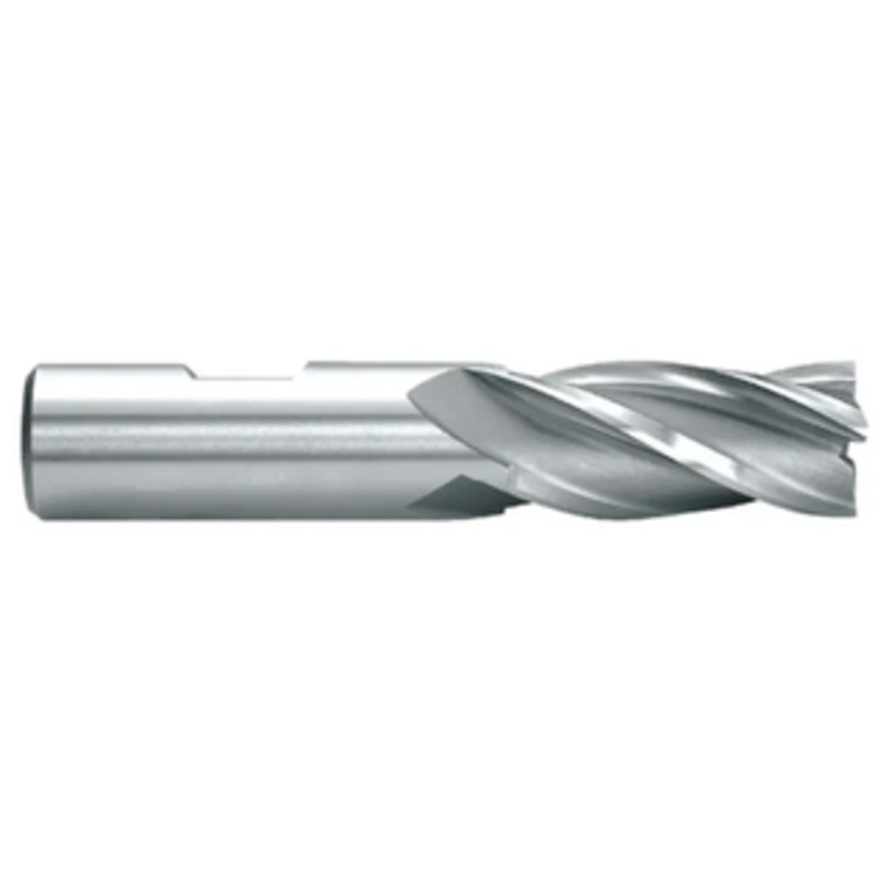Rushmore 4 Flute H.S.S. Single End Mill, 5/8 Size, 5/8 Shank Diameter, 1-5/8 Length of Cut, 3-3/4 Overall Length