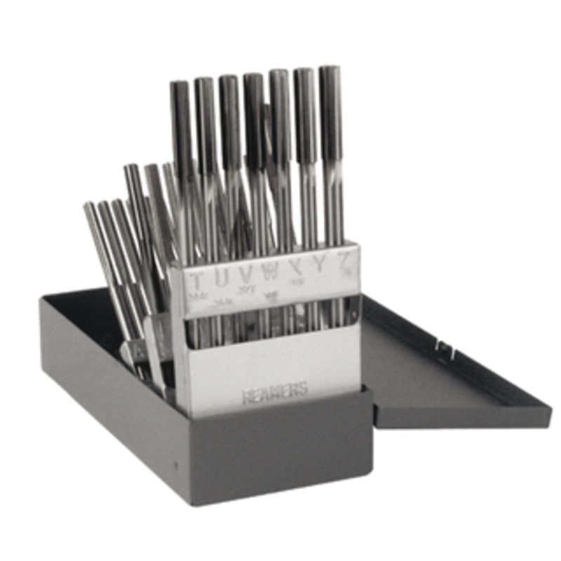 Precise 26 Piece H.S.S. Straight Flute Straight Shank Chucking Reamer Set – B30
