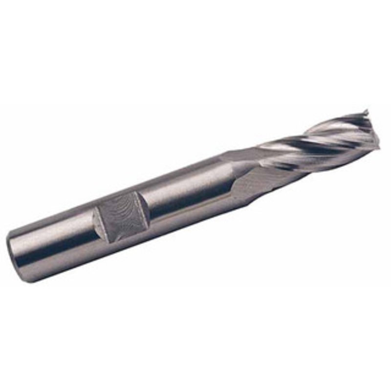Rushmore USA 4 Flute High Speed Steel Single End Mill, 1 Size