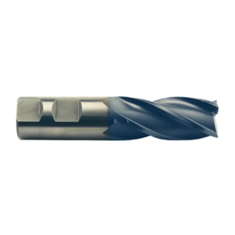 Weldon Tool 4 Flute TiCN Coated H.S.S. Single End Mill, 1 Size, 1 Shank Diameter, 2 Length of Cut, 4-1/2 Overall Length
