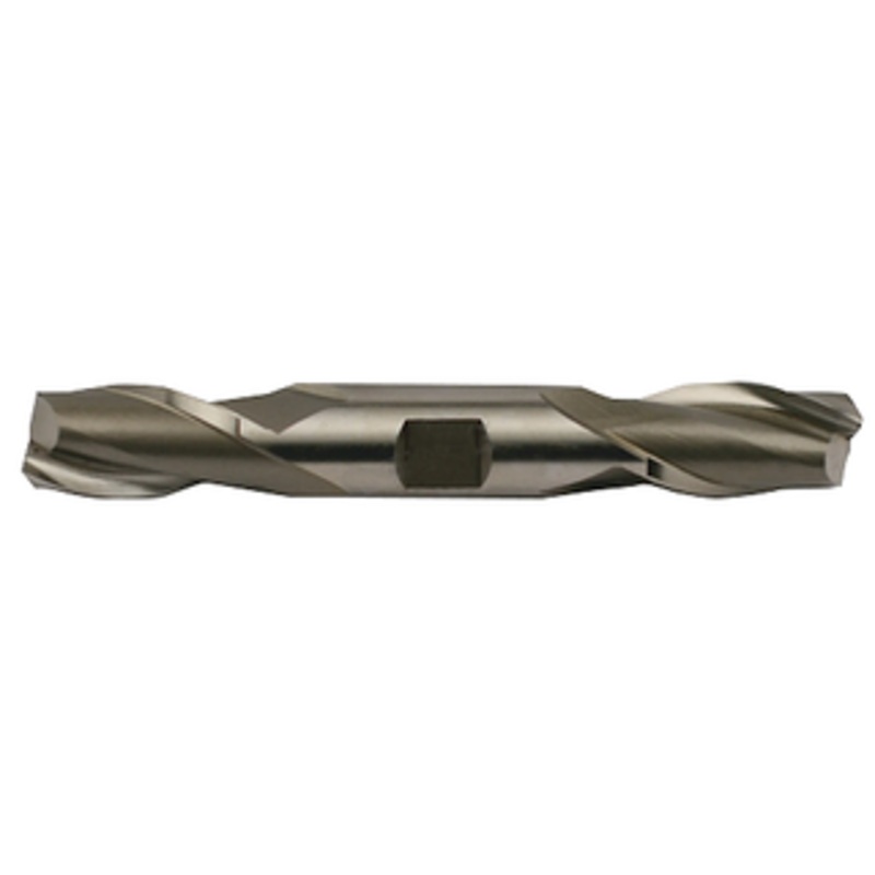 Precise H.S.S. 2 Flute Double End Mill, 3/4 Size, 3/4 Shank Diameter, 1-5/16 Length of Cut, 5 Overall Length