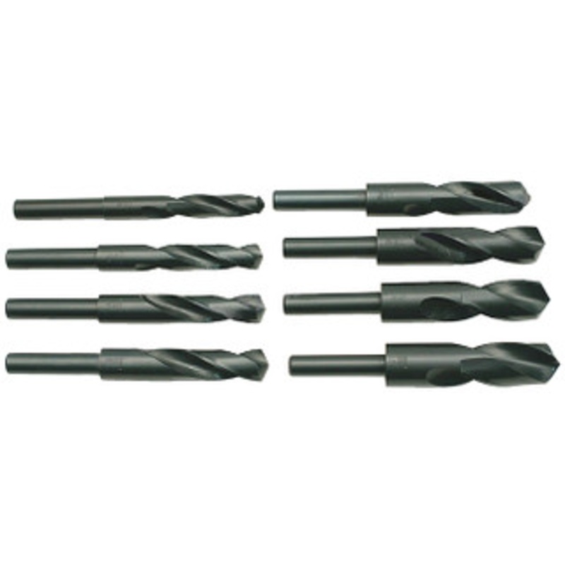 Precise 8 Piece Cobalt Steel Deming Drill Set, 9/16 to 1 by 16ths Size – A505-CO
