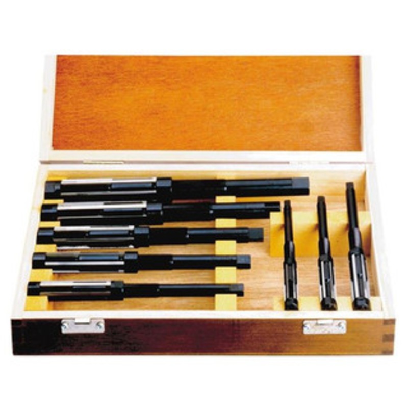 Precise Adjustable Blade Reamer Set #B19B, 8 Pieces, 15/32 to 1-1/16