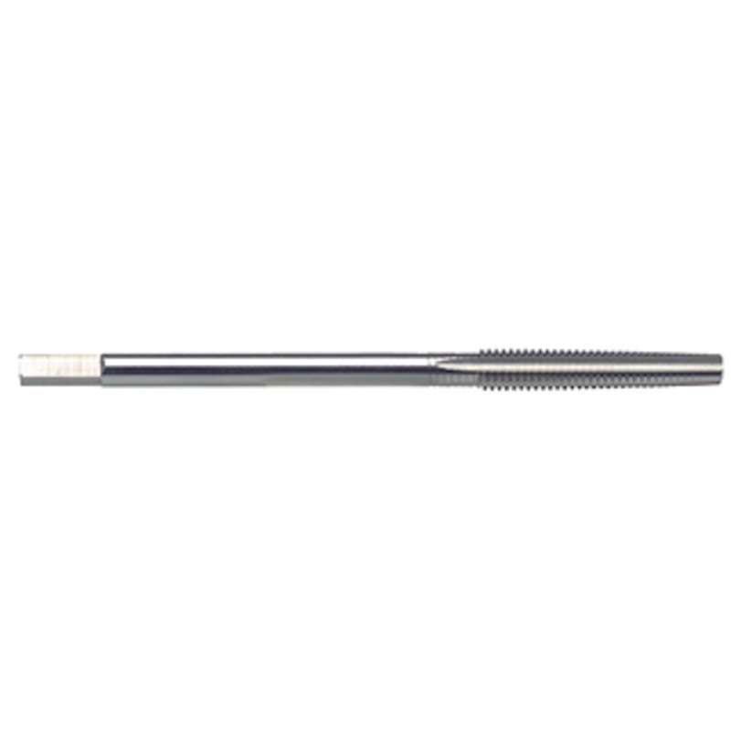 Precise 4 Flute Plug Style H.S.S. Long Nut Tap, 1/4-28 Thread Size, 1-1/4 Thread Length, 5 Overall Length