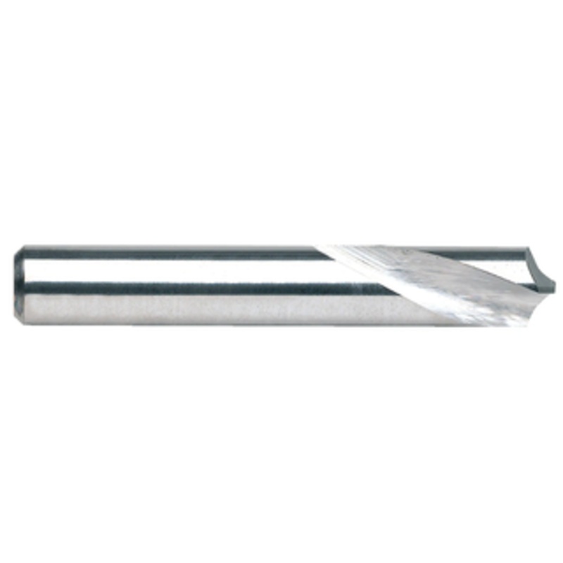 M.A. Ford Solid Carbide 120 Point Angle Spotting Drill, 3/8 Size, 1 Flute Length, 2-1/2 Overall Length