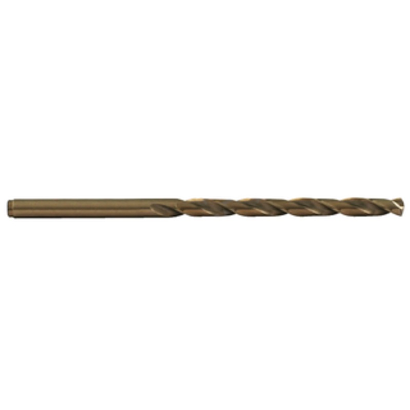 Precision Twist Drill Cobalt 135 Point Jobbers Length Twist Drill, #2 Size, .2210 Decimal Size, 3-7/8 Overall Length