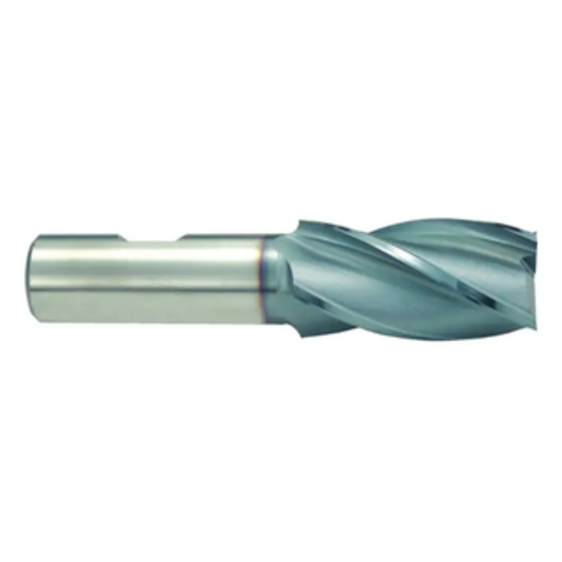 Weldon Tool 4 Flute TiCN Coated H.S.S. Single End Mill, 11/16 Size, 5/8 Shank Diameter, 1-5/8 Length of Cut, 3-3/4 Overall Length