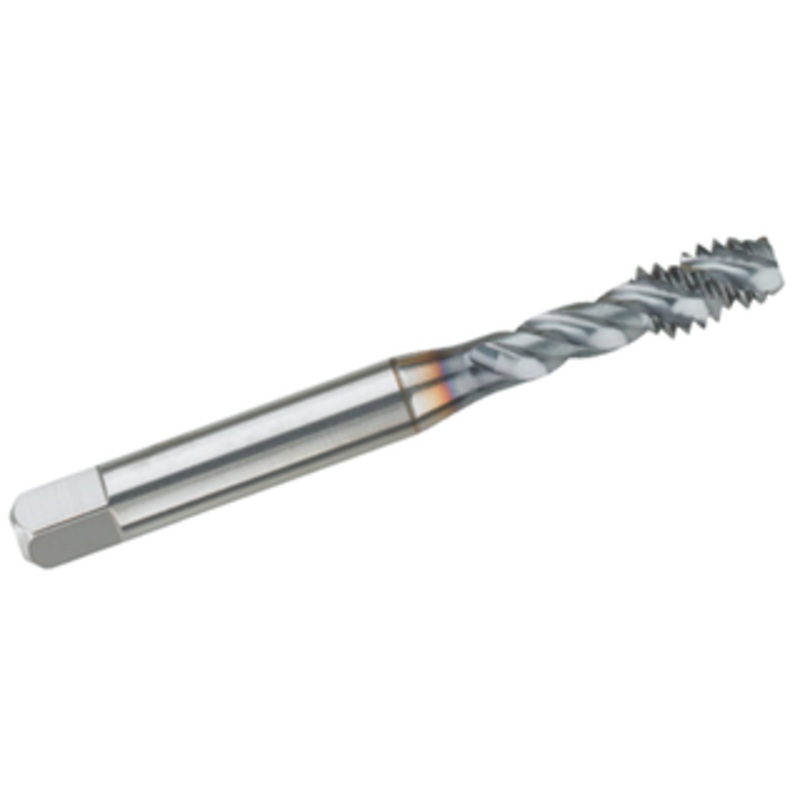Balax 3 Flute Powdered Metal TiCN H.S.S. Bottoming Chamfer Tap, 3/8-16 Thread Size, H4 Limit
