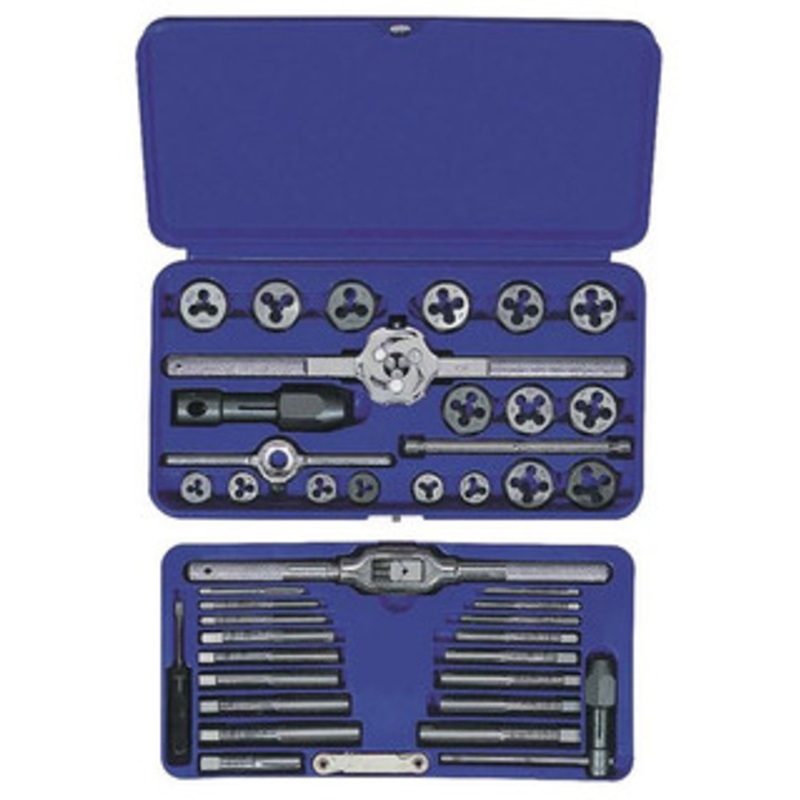 IRWIN 41 Piece Metric Tap & Die Set 26317, 3mm Thru 12mm