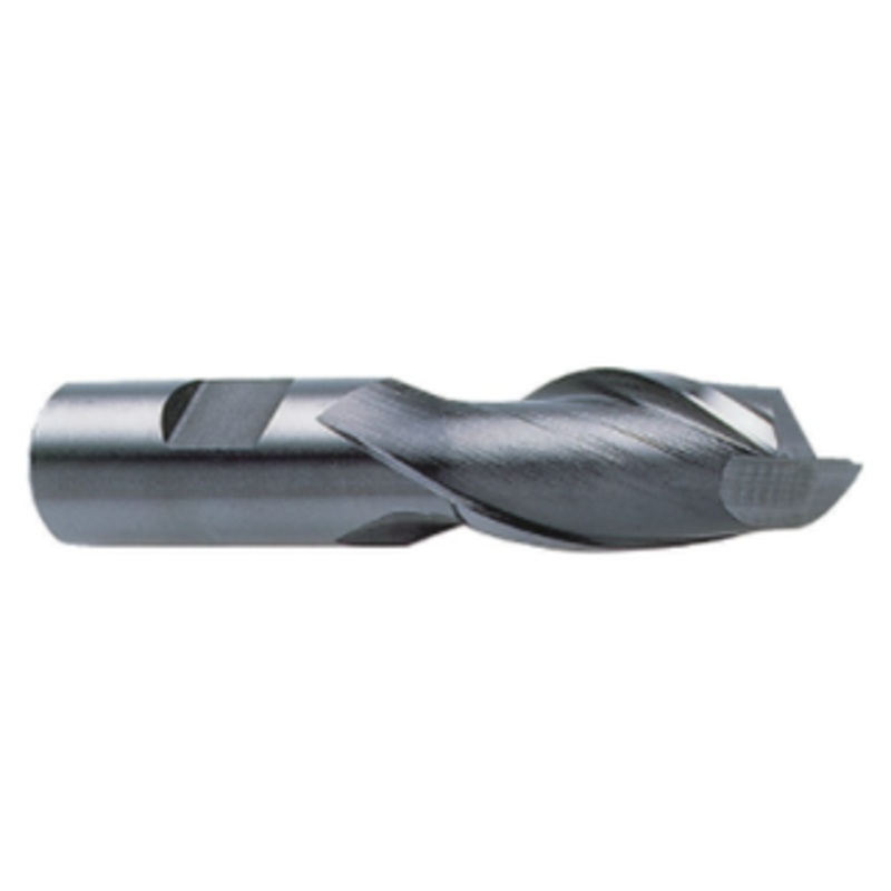 Precise 2 Flute M42 8% Cobalt Metric Single End Mill, 4mm Size, 3/8 Shank Diameter