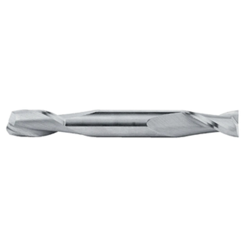 Rushmore USA 2 Flute Metric Solid Carbide Double End Mill, 10mm Size & Shank Diameter, 18mm Length of Cut, 75mm Overall Length