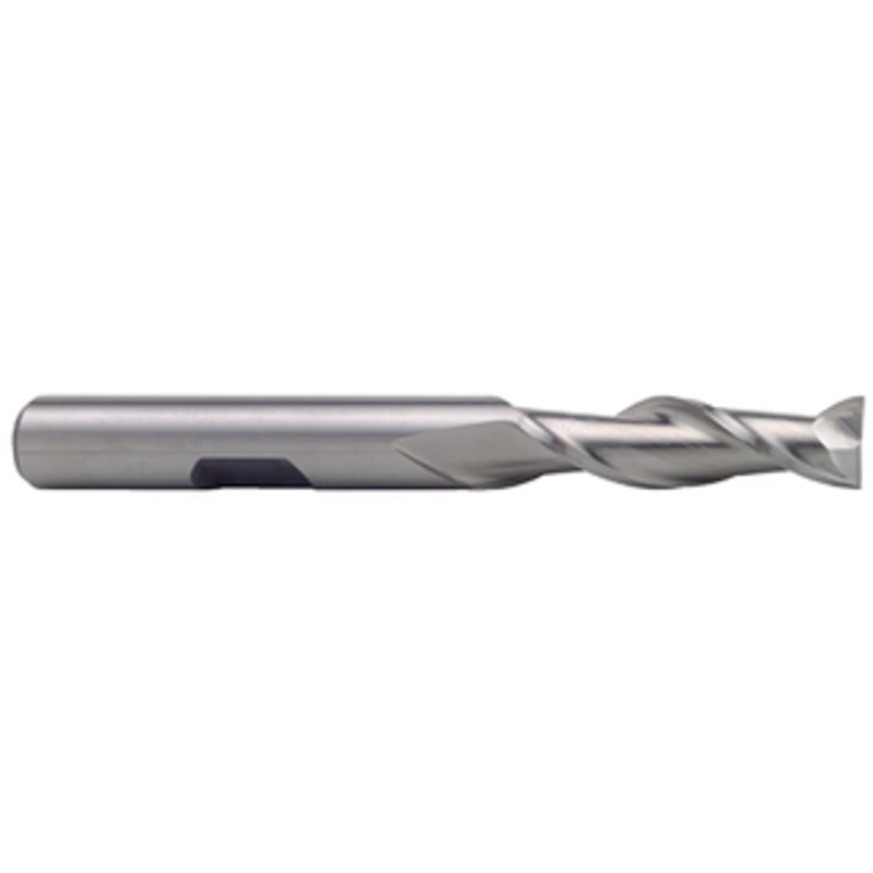 Weldon Ski-Kut 2 Flute H.S.S. Roughing End Mill, 1 Size, 1 Shank Diameter, 2 Length of Cut, 4-1/2 Overall Length