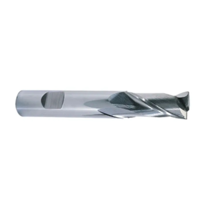 Rushmore USA 2 Flute M42 8% Cobalt Single End Mill, 7/8 Size, 7/8 Shank Diameter, 1-1/2 Length of Cut, 3-3/4 Overall Length