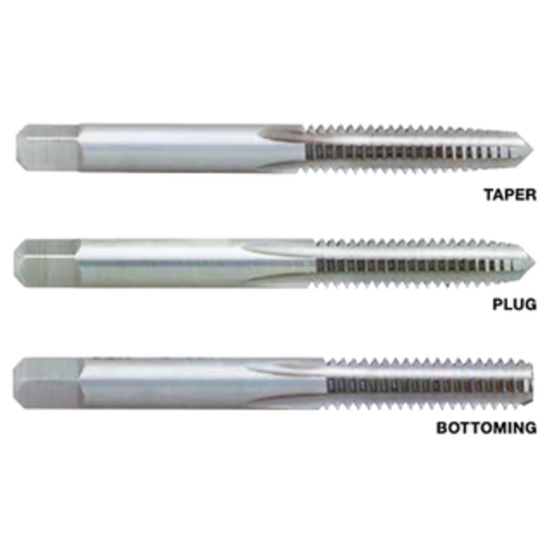 Precise Metric High Speed Steel Hand Tap Set, 12mmX1.75mm Thread Size