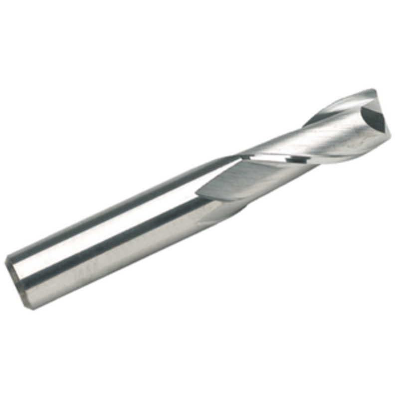 Rushmore 2 Flute Micrograin Solid Carbide Single End Mill, 1/32 Size, 1/8 Shank Dia.