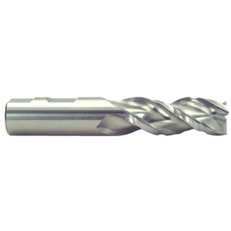 Minicut International 3 Flute Series 930PM Super Cobalt Roughing Single End Mill, 1 Size & Shank Diameter, 3 Length of Cut, 5-1/2 Overall Length